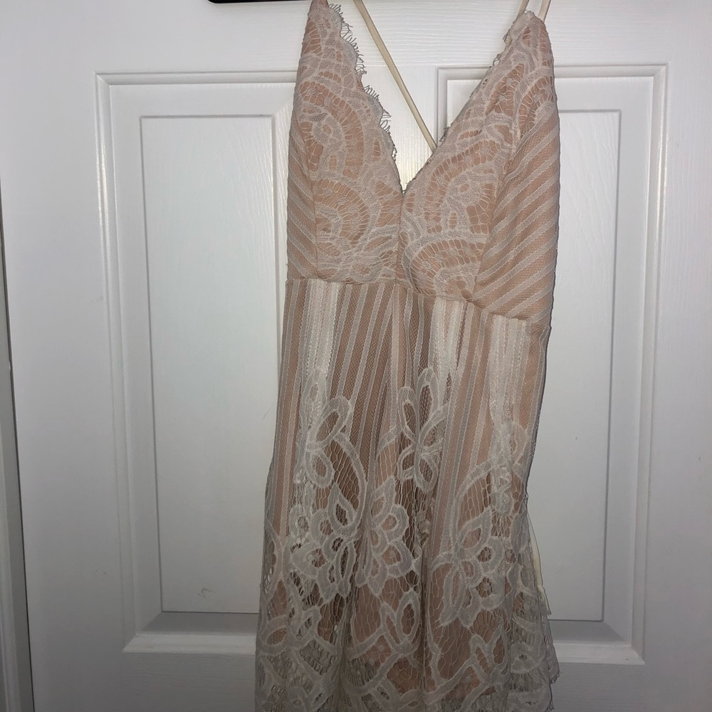 White lace dress/romper